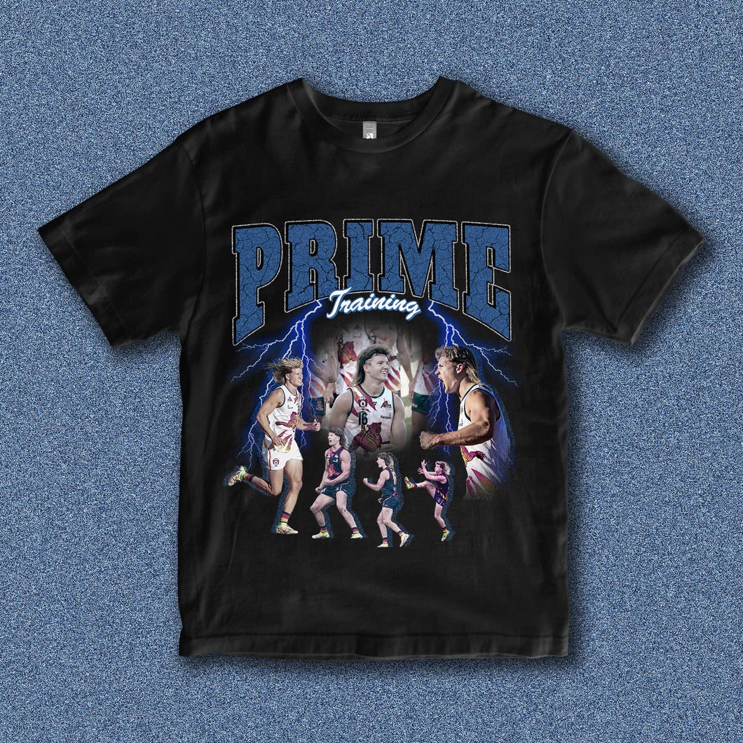 PRIME TRAIN BOOTLEG: FRONT ONLY - BLACK TEE