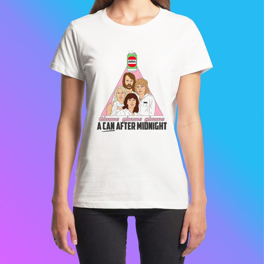CAN AFTER MIDNIGHT: FRONT ONLY - WOMENS CUT