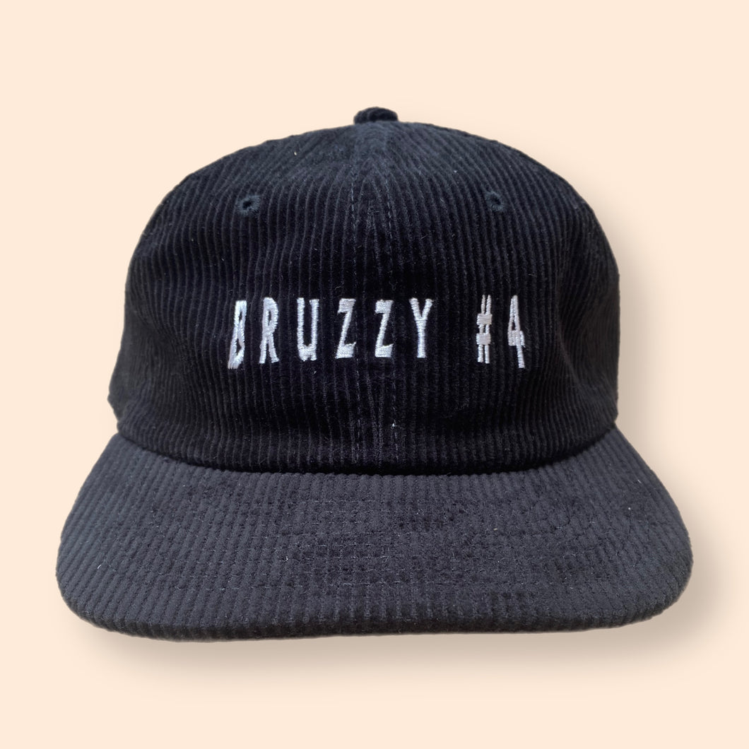 BRUZZY#4: CORD HAT - BLACK