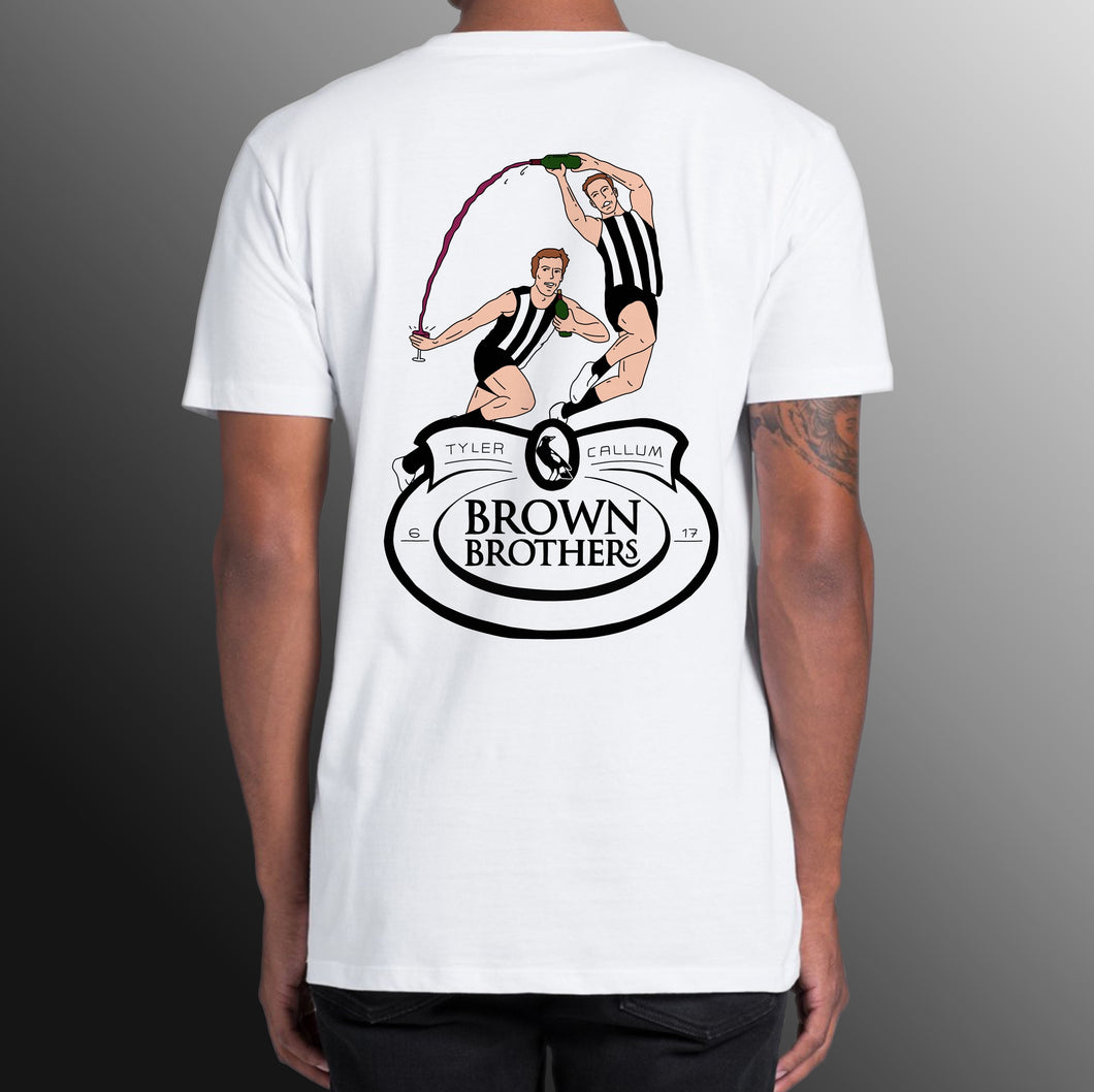 BROWN BROTHERS IMAGE FRONT AND BACK SHORT SLEEVE