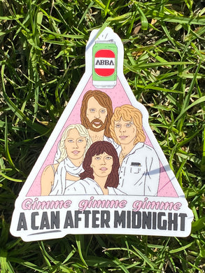 CAN AFTER MIDNIGHT STICKER
