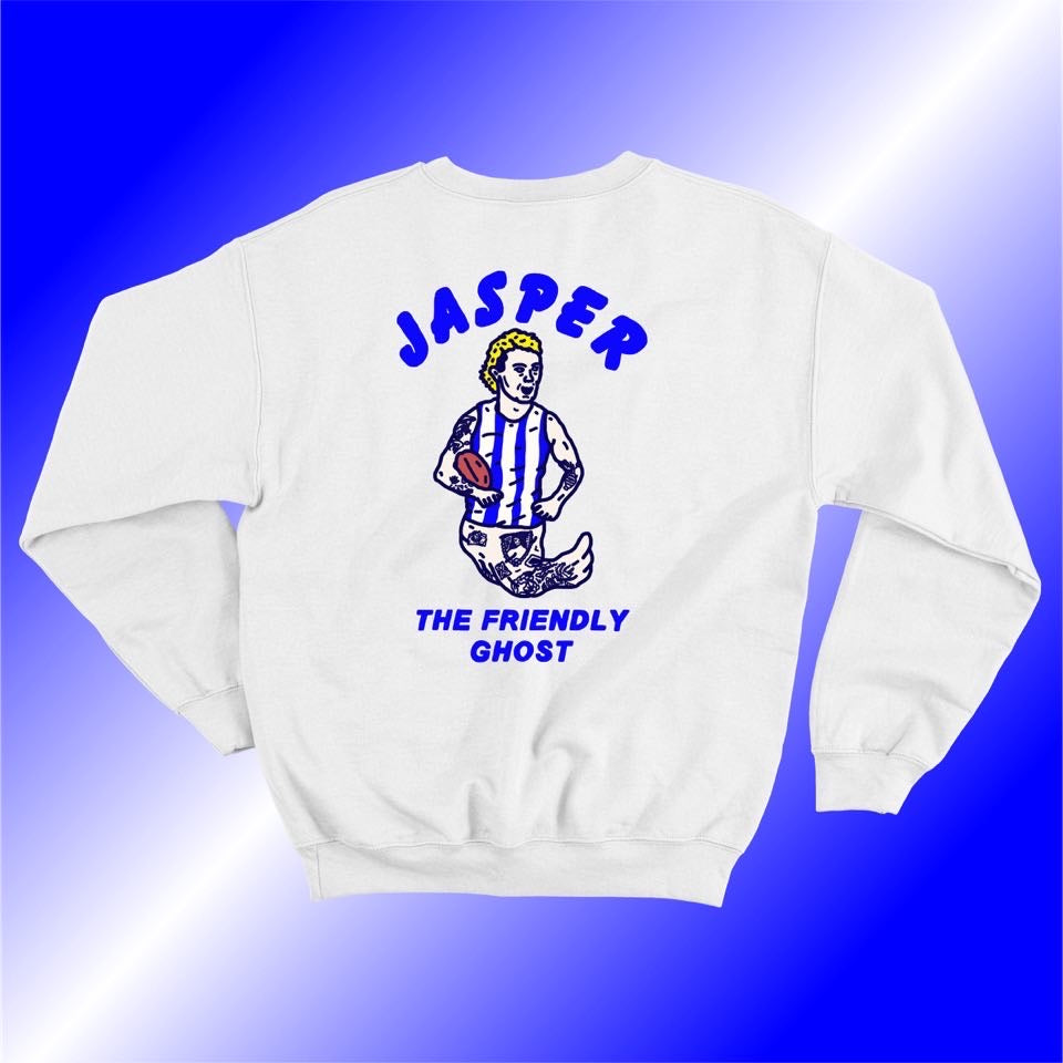 JASPER THE GHOST: JUMPER FRONT AND BACK