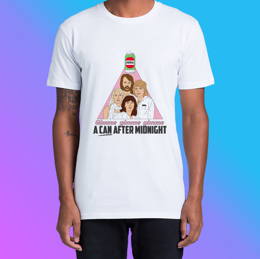 CAN AFTER MIDNIGHT: FRONT ONLY - UNISEX CUT