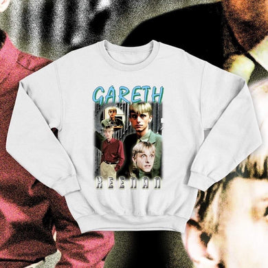 BOOTLEG GARETH KEENAN JUMPER: WHITE