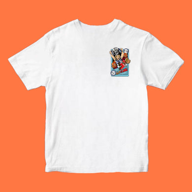 DE-KONG: WHITE TEE - FRONT & BACK