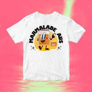 MARMALADE LOGO: WHITE TEE - FRONT PRINT ONLY